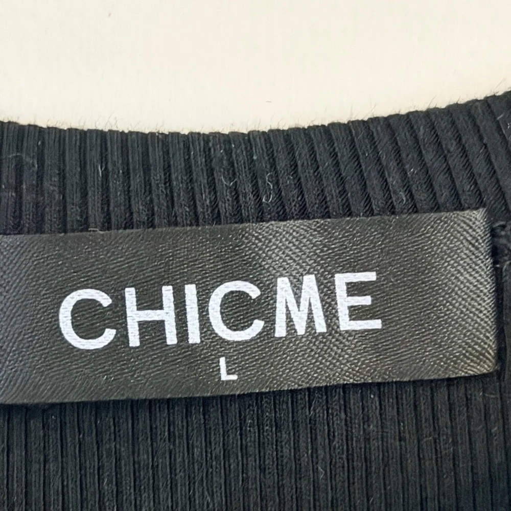 Sequin Leopard Print Racerback Tank Top in Gold and Black Size L - Picture 8 of 8